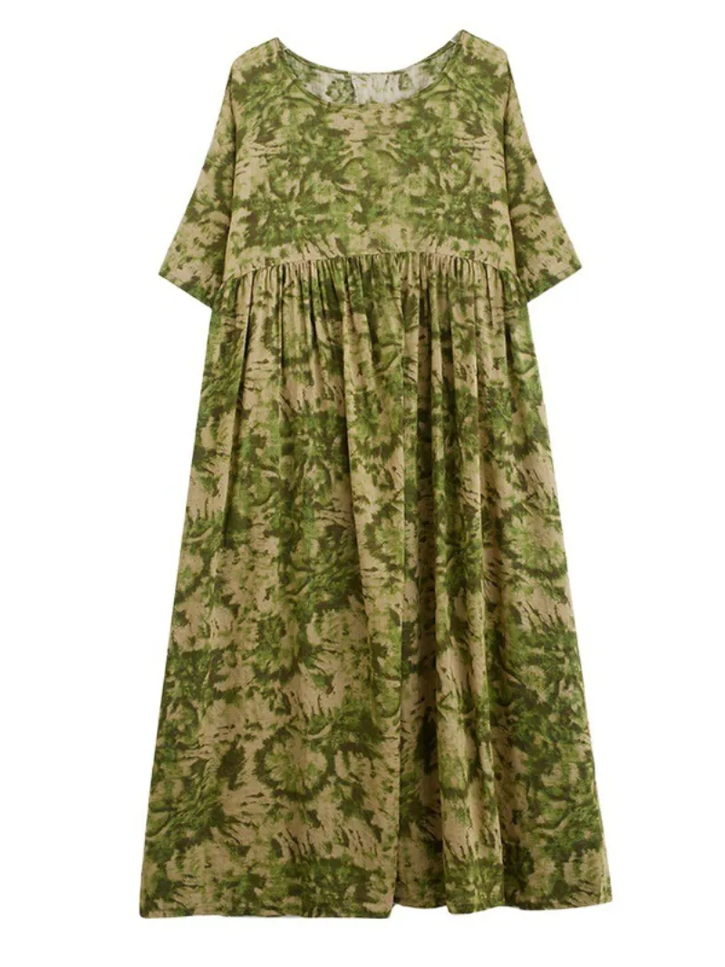 Women's Summer Garden Party Loose Smock Dress