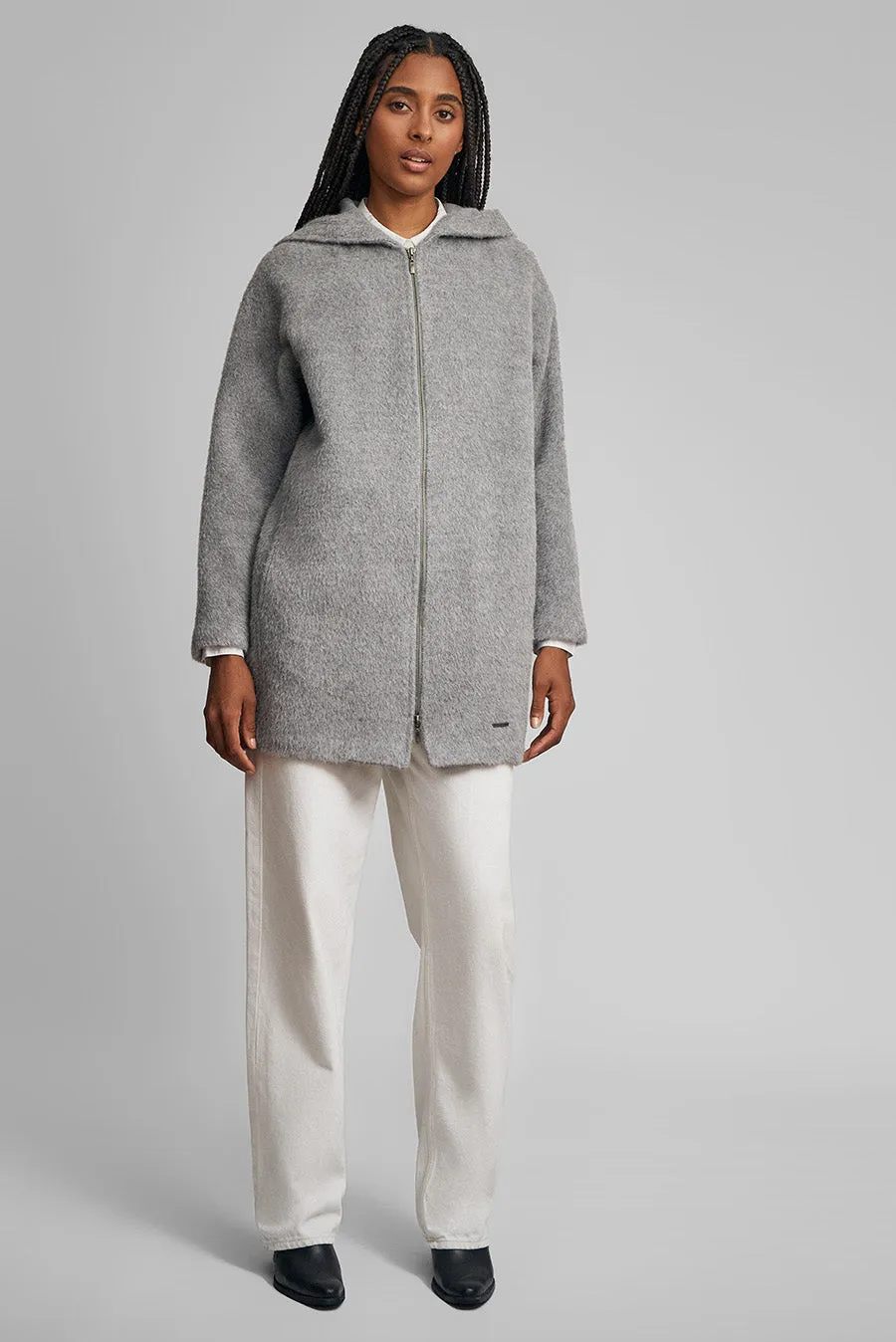 Wunderbar Coat Baby Alpaca Color Nuage