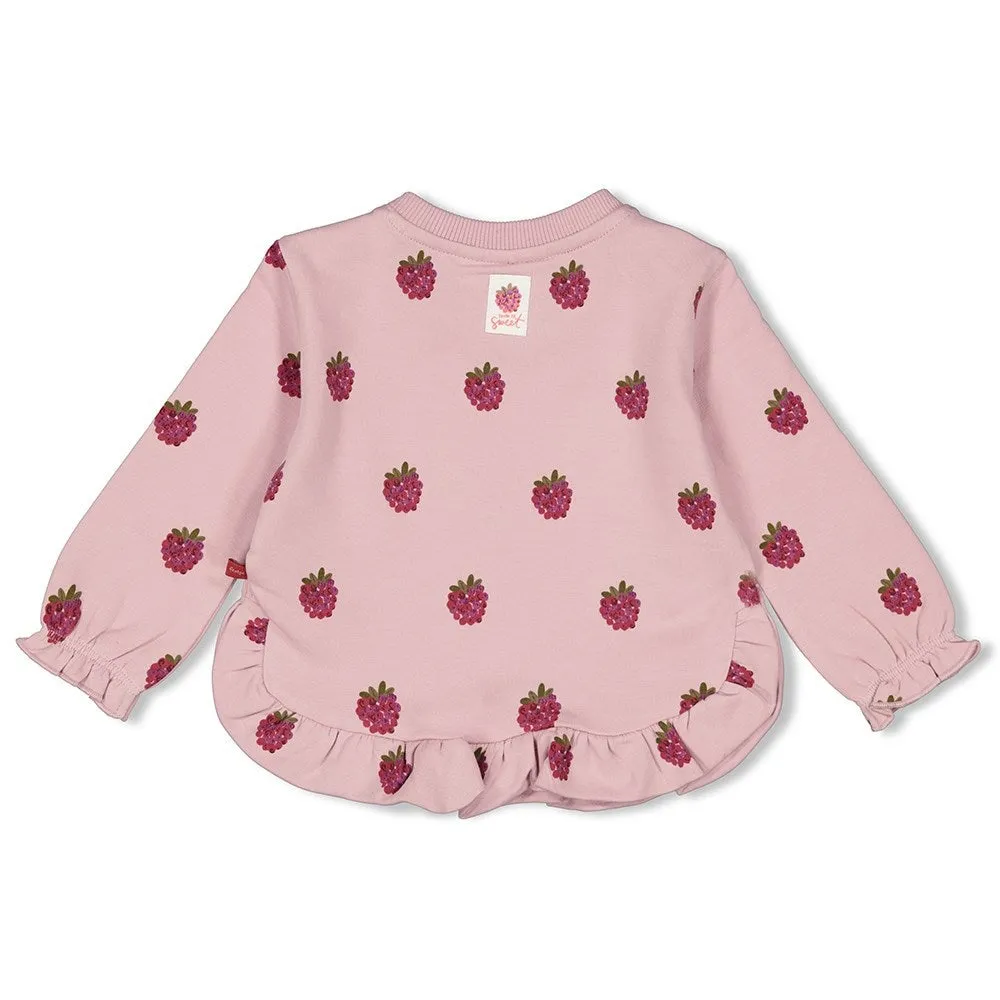 YOU'RE SO SWEET - Peached Inside French Terry Fashion Sweat Top
